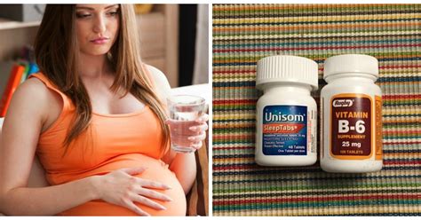 unisom and b6 dose for pregnancy nausea